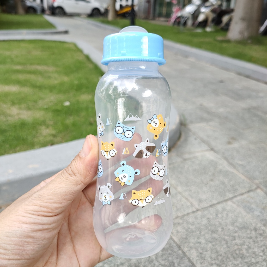[Tặng núm ti cổ hẹp] Sét 3 bình trữ sữa, bình đựng sữa mẹ DISNEY Thái Lan 125ml / 250ml nhựa an toàn