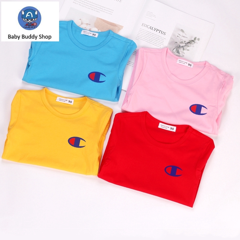 140cm / 8-10 tuổi Áo Thun Cotton Tay Ngắn Cho Bé Trai