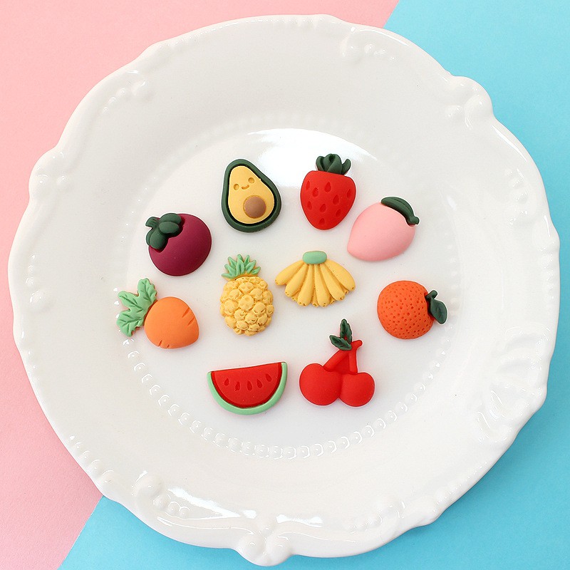 Mô hình hoa quả tiny dễ thương dùng để trang trí ốp lưng - Charm DIY
