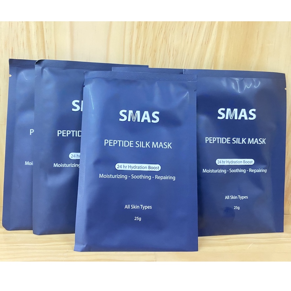 Smas Peptide Silk Mask Mặt Nạ Phục Hồi Cấp Ẩm Cao Cấp