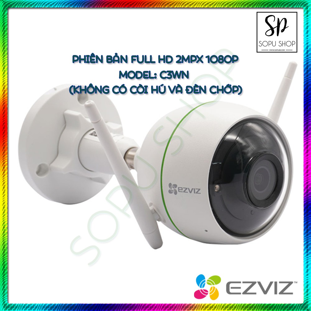 Camera IP Wifi Ezviz C3WN 1080P (2MP) (CS-CV-310), camera C3W, camera C6N, camera C3N