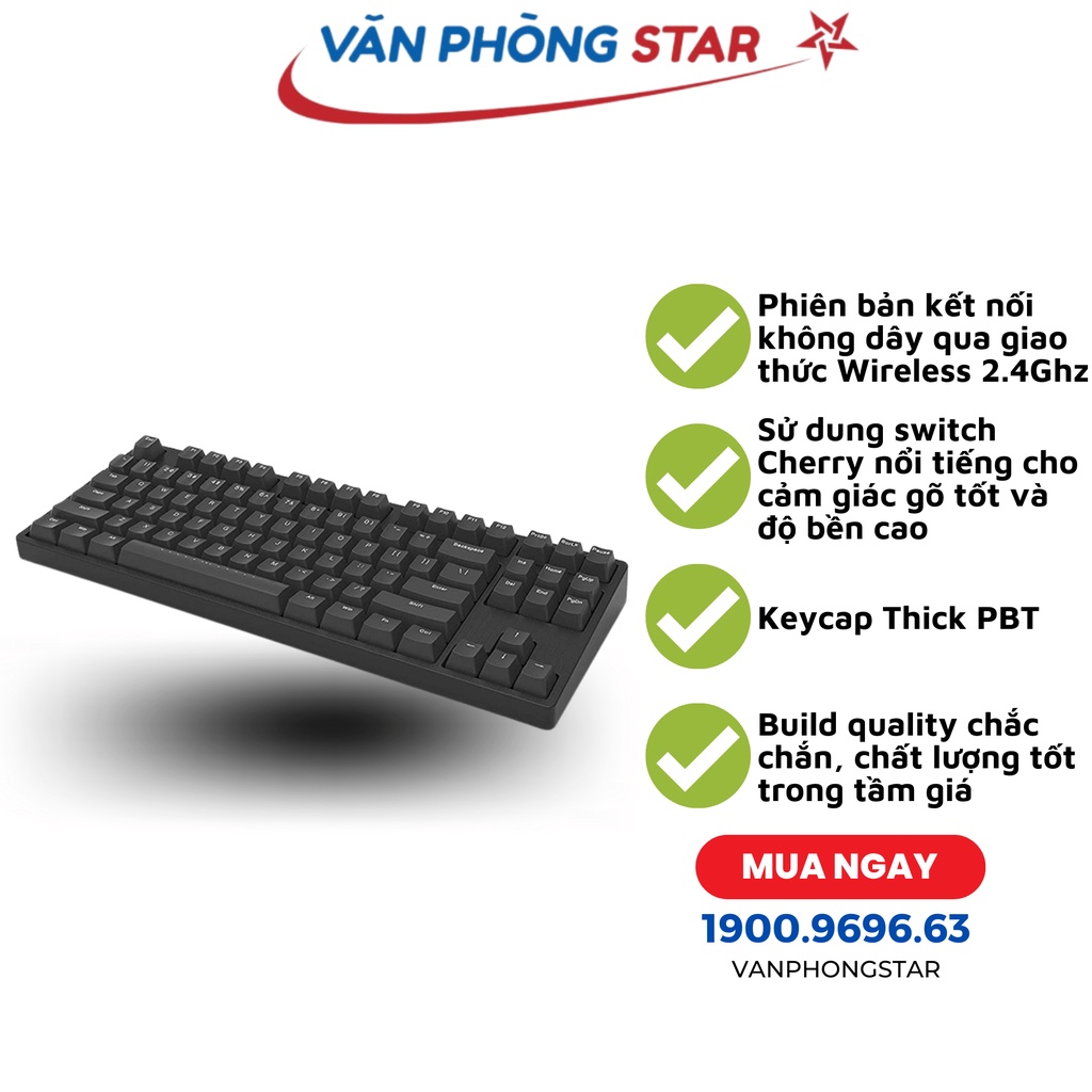 Bàn phím cơ không dây IKBC W200