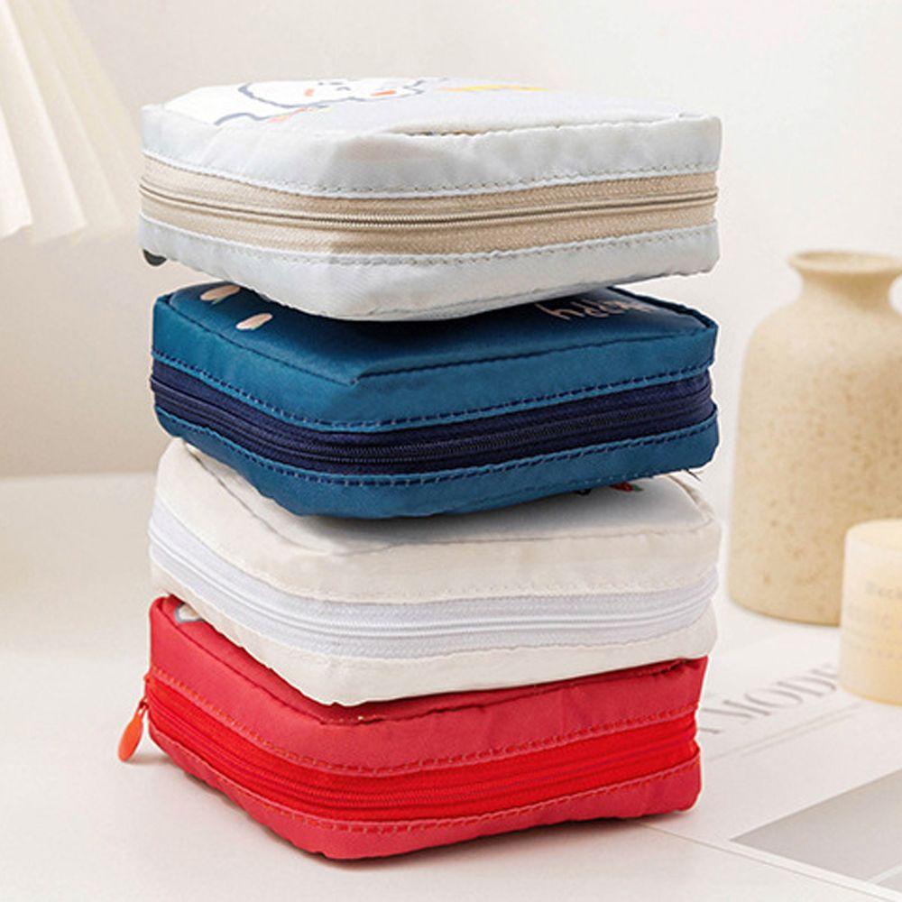 Túi Đựng Đồ Trang Điểm / Thẻ Tín Dụng Họa Tiết Gấu Tampon Hoạt Hình Kiểu Hàn Quốc Dễ Thương