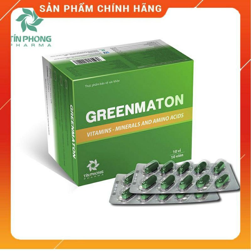 Greenmaton bổ sung vitamin và khoáng chất