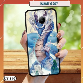 Ốp lưng nhám Huawei Y3 2017 in hình