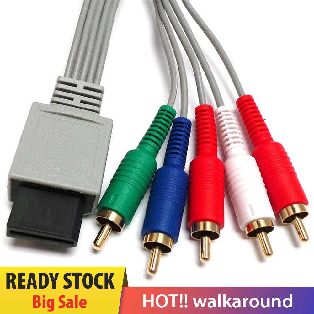 Dây cáp âm thanh 1080 P Hdtv Av 5rca Nintendo Wii