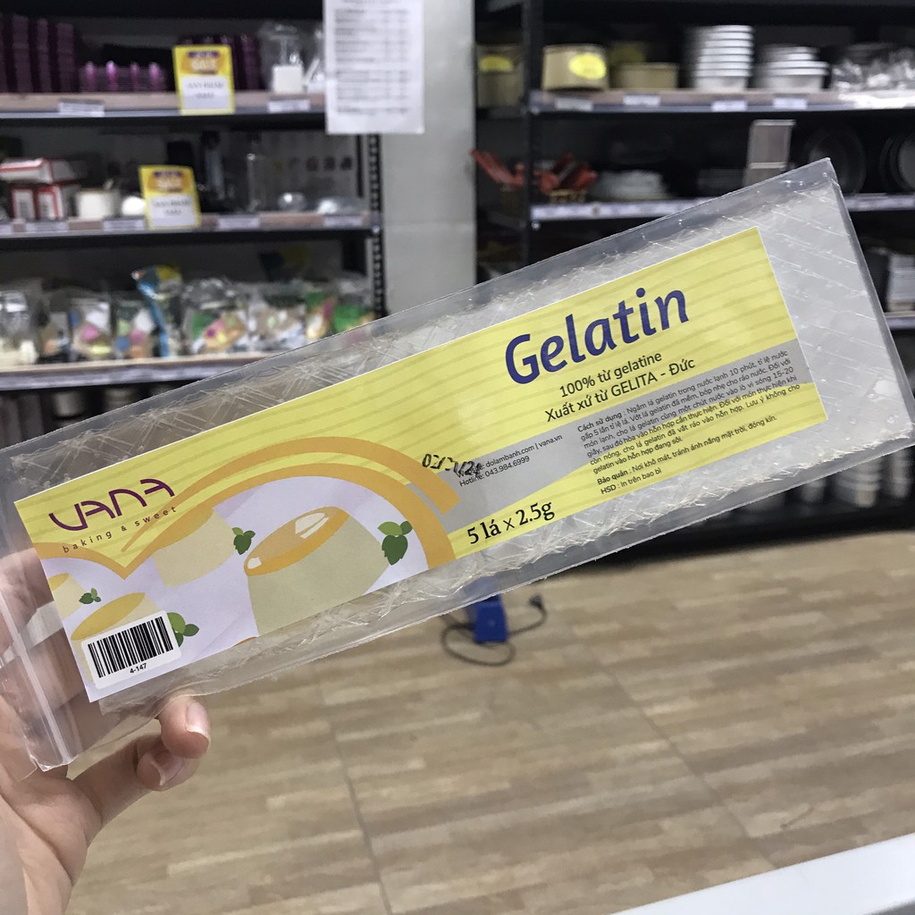 5 LÁ GELATINE 2,5G (GELATIN)