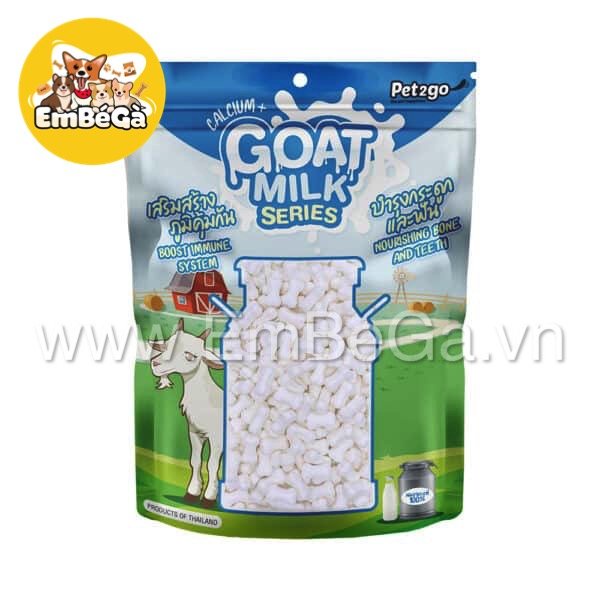 [GOAT MILK ]KẸO SỮA DÊ THÁI LAN 100% NGUYÊN CHẤT BỔ SUNG DINH DƯỠNG CHO CHÓ