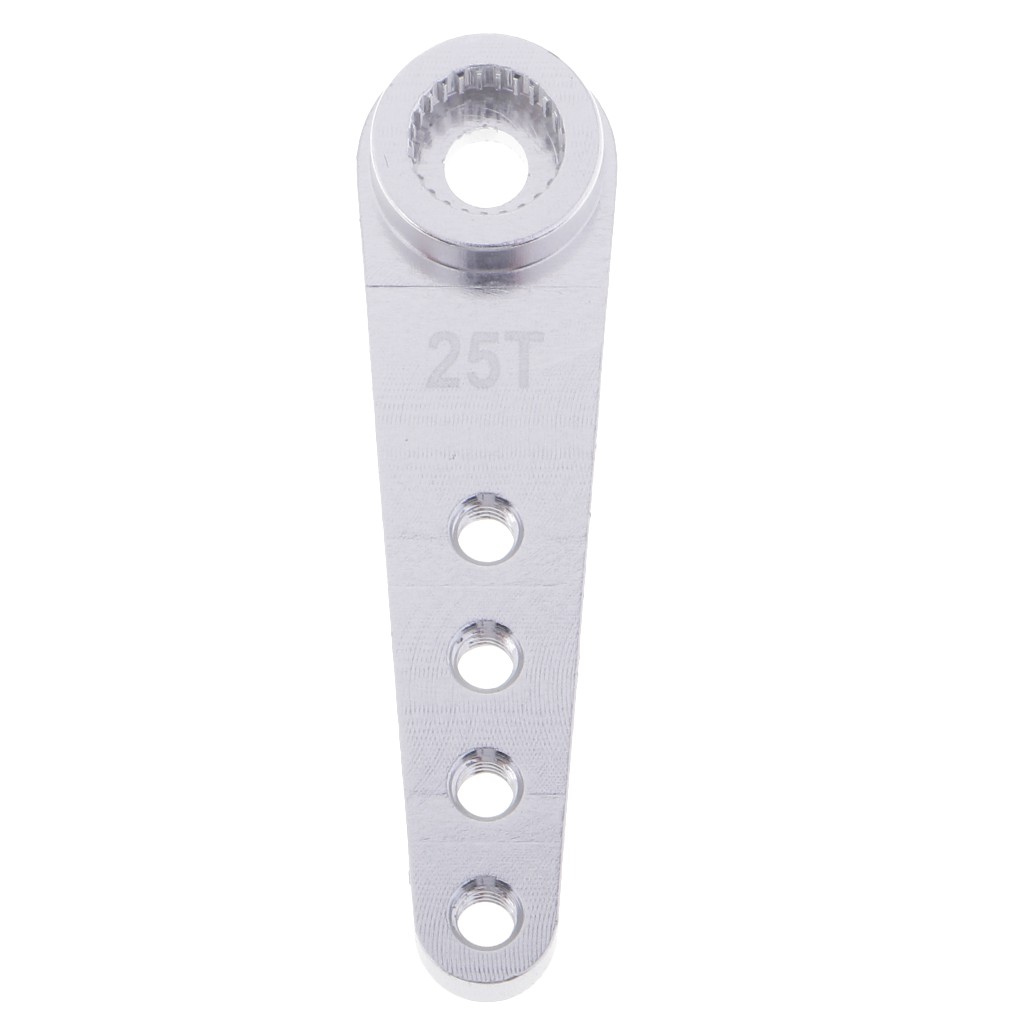 Tay Lái Servo 37mm 25T M2.5 Lỗ 37mm Màu Bạc Cho Xe Hơi / Tàu Thuyền