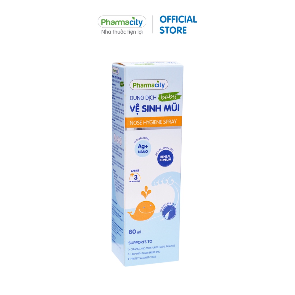 Dung dịch vệ sinh mũi cho trẻ Pharmacity