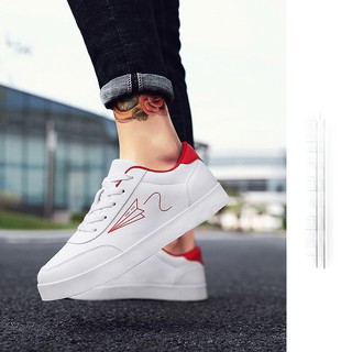 Giày thể thao nam sneaker ( Trắng - Gót đỏ ) +  [ FREESHIP ĐƠN 99K ]