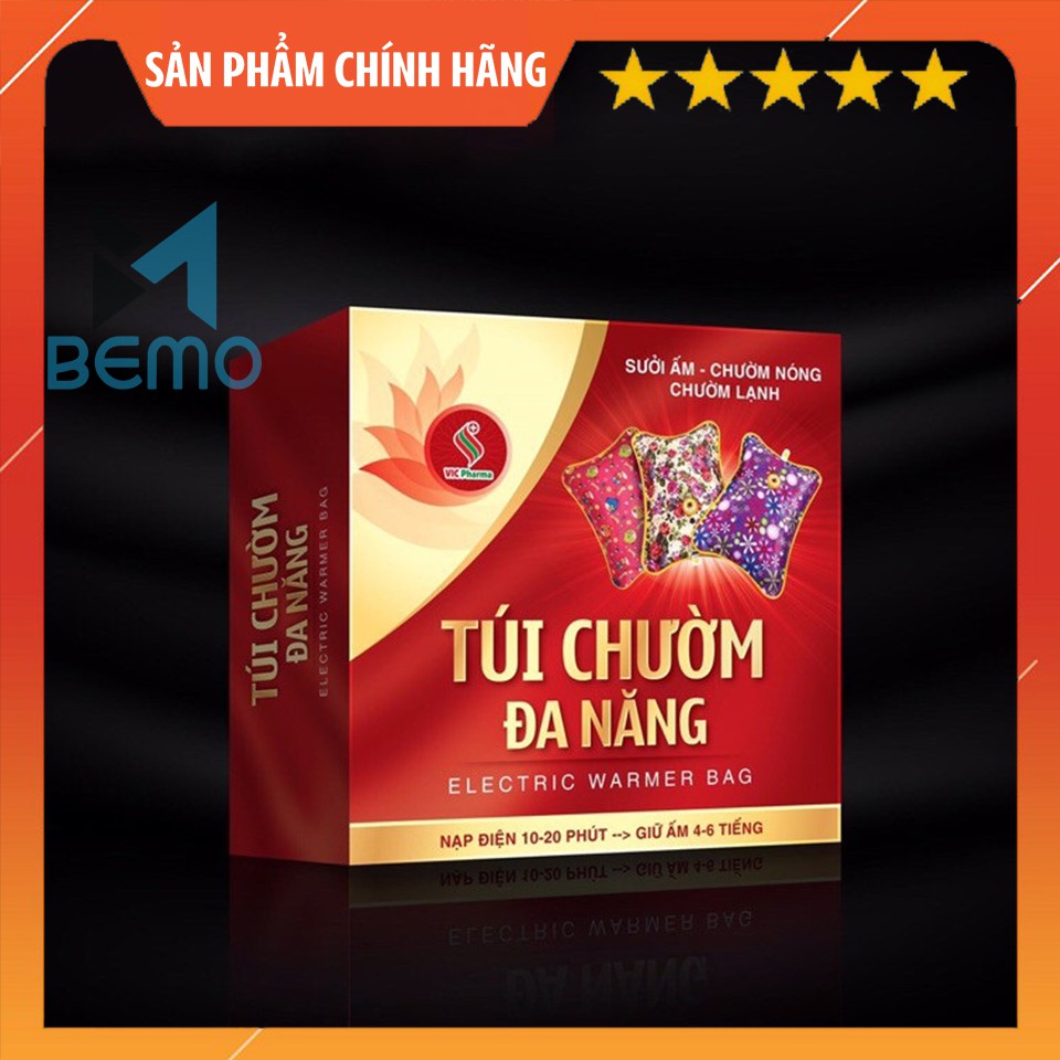 [CHÍNH HÃNG] Túi Chườm Nóng Lạnh Đa Năng, Túi Sưởi Ấm Sạc Điện An Toàn, Chườm Bụng Giảm Đau