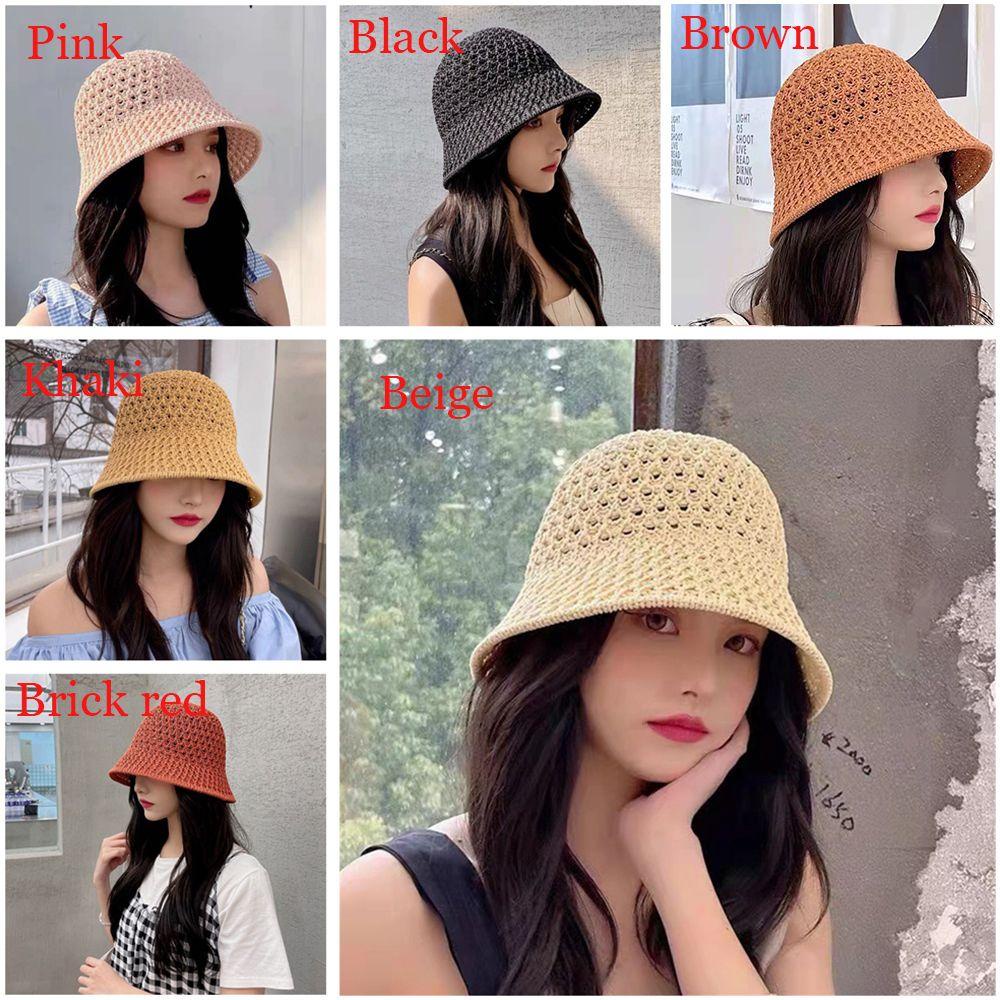Mũ Bucket Vành Rộng Thoáng Khí Thời Trang Dành Cho Nữ