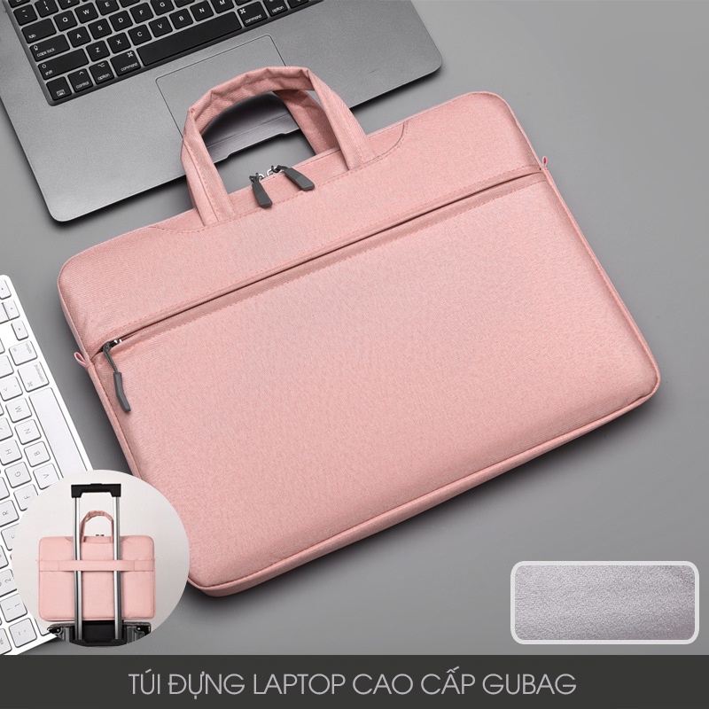 Túi đựng laptop giấu quai Gubag cho nữ, nhiều ngăn, đệm dày, lót nhung chống xước, phù hợp nhiều dòng laptop