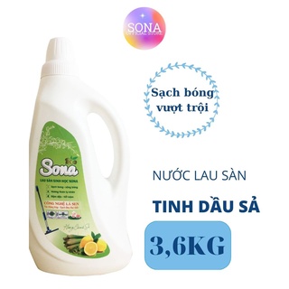 Nước Lau Sàn SoNa 1.25kg- Hương Quế, Hương Chanh Xả - Đuổi muỗi, nước lau sàn sinh học