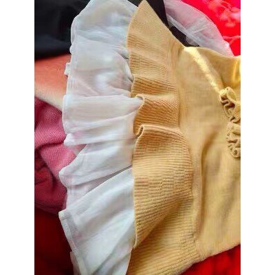 Đầm len dệt kim dáng dài xoè chân voan thả sức dịu dàng