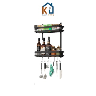 Kệ treo đồ 3 Tầng, 2 Tầng Thép Cacbon không gỉ Son tĩnh điện Đen Cao Cấp