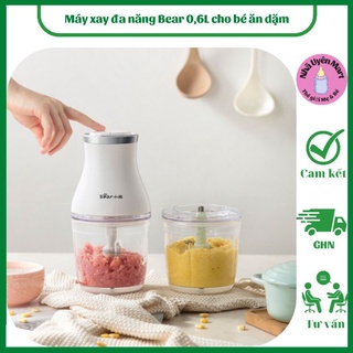 Máy xay đa năng Bear 0,6L cho bé ăn dặm