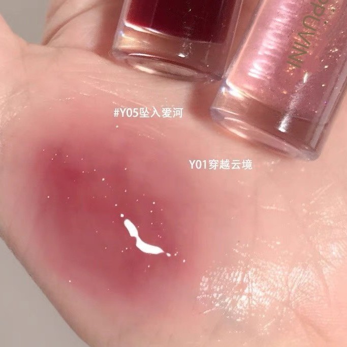 [Hàng mới về] Set 3 Son Bóng Trong Suốt Dưỡng Ẩm Chống Nước Thiết Kế Tiện Dụng