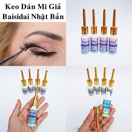 [Chính hãng] Keo dán mi Baisidai siêu dính dạng gel trong suốt chuyên dụng cho makeup