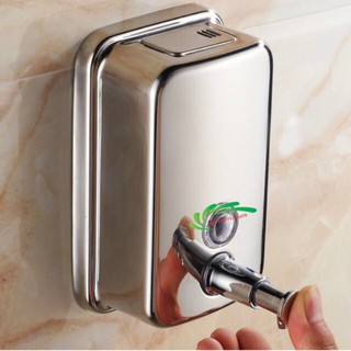 HỘP ĐỰNG NƯỚC RỬA TAY, DẦU GỘI, SỮA TẮM INOX CAO CẤP 500ML(ảnh thật)