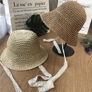 Mũ Cói Ajuma Mềm Cho Bé Yêu