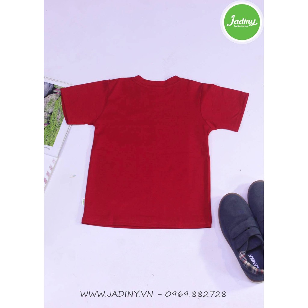 Áo thun cho bé trai,  chất liệu cotton mát mẻ - Jadiny
