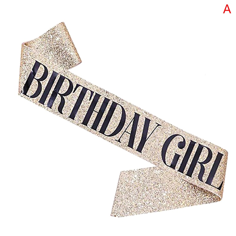 Dây Ruy Băng Satin In Chữ Happy Birthday Xinh Xắn