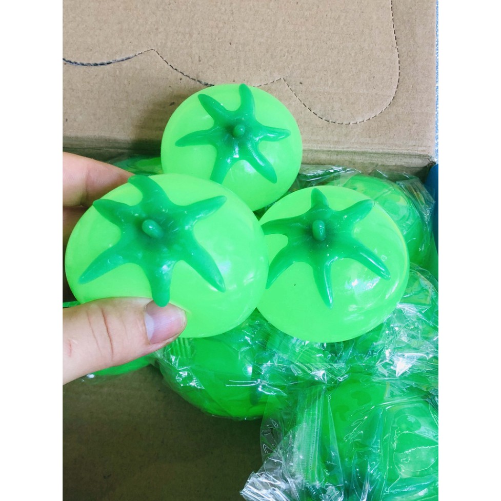 Quả Cà Chua Xanh Squishy Gudetama đáng yêu mochi slime bóp xả stress giải tỏa căng thẳng