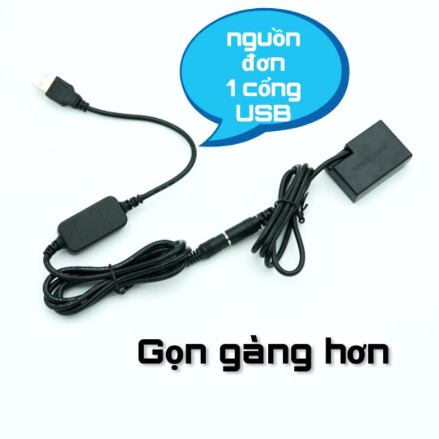 Pin lp e17 cho canon 77D 750D 800D dung lượng khủng từ nguồn sạc dự phòng, củ sạc -  Pin Dummy, pin ảo, pin giả lập