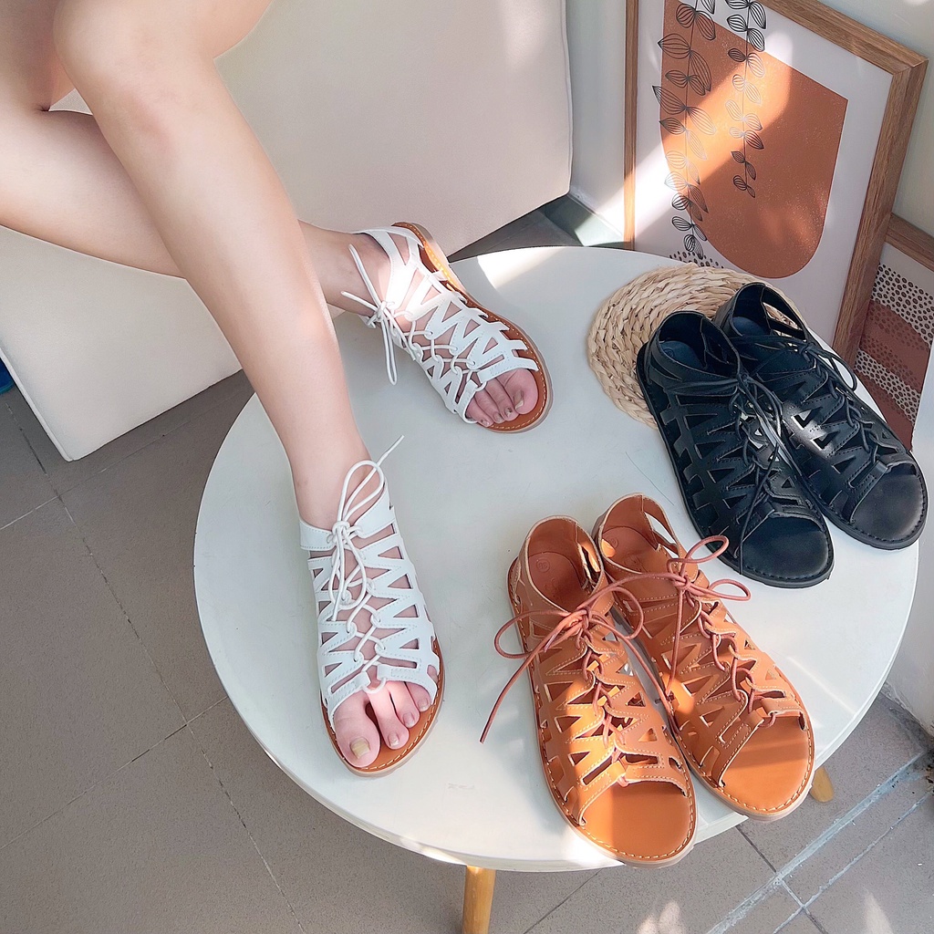 Giày sandal nữ chiến binh cột dây thời trang SX03