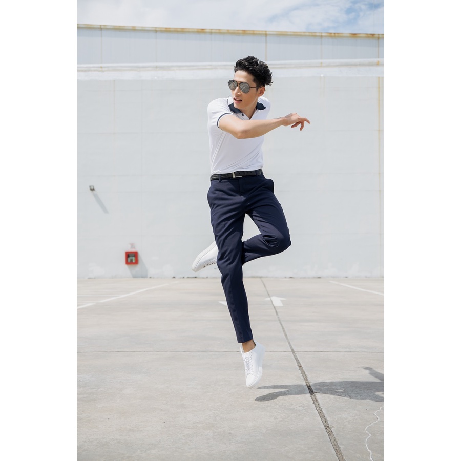 Áo polo nam F2 Fashion &amp; Freedom - TC385 TX màu trắng