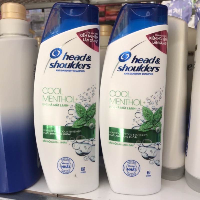 Dầu Gội Head &amp; Shoulder Bạc Hà (350ml)