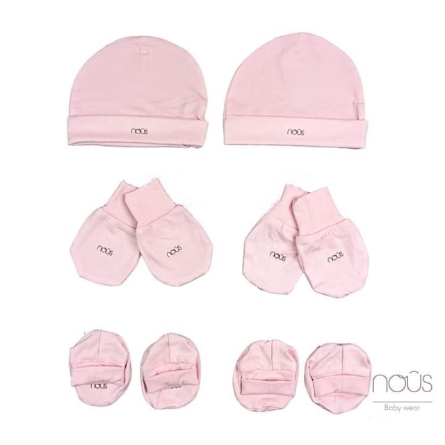 Mũ Cho Bé Sơ Sinh Nous, Chất Liệu 100% Cotton Organic Cao Cấp Mềm Mịn An Toàn Cho Trẻ Sơ Sinh Nuoiconkieuhan