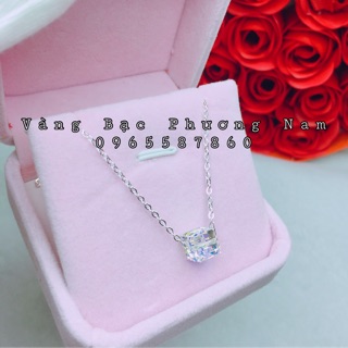 Dây chuyền pha lê- Trang sức bạc