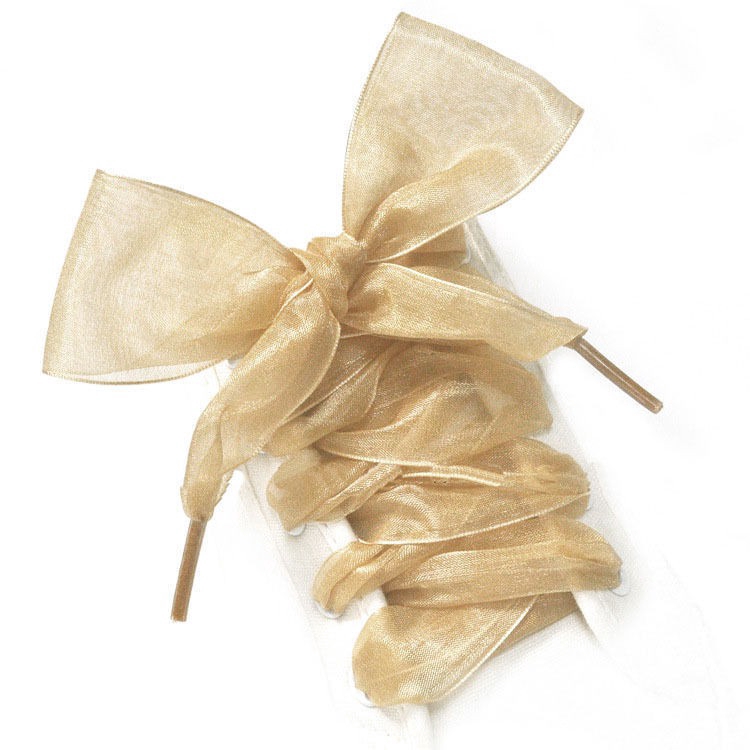 Dây giày bằng vải satin phong cách thể thao