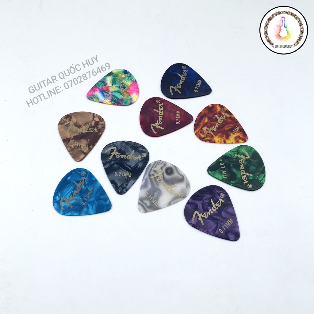 Pick - phím gảy đàn Guitar - Thương hiệu Fender và Gibson