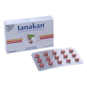 Viên uống bổ não TANAKAN - Hộp 2 vỉ  Date 07/2024