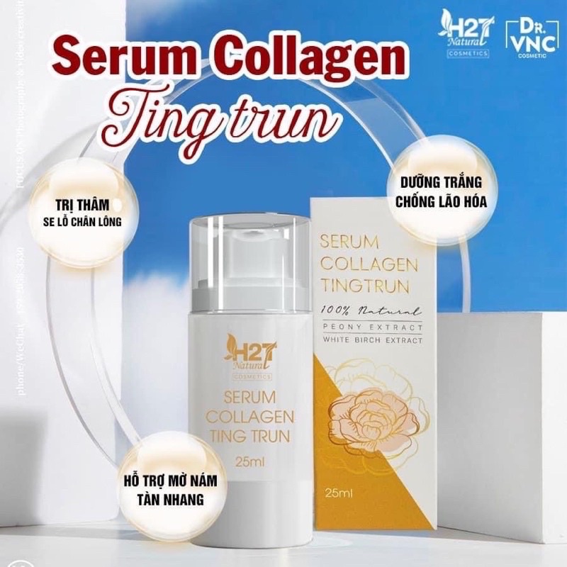 Serum Tingtrun 25ml❤️FREESHIP❤️mờ thâm-nám-tàn nhang, dưỡng trắng và chống lão hoá