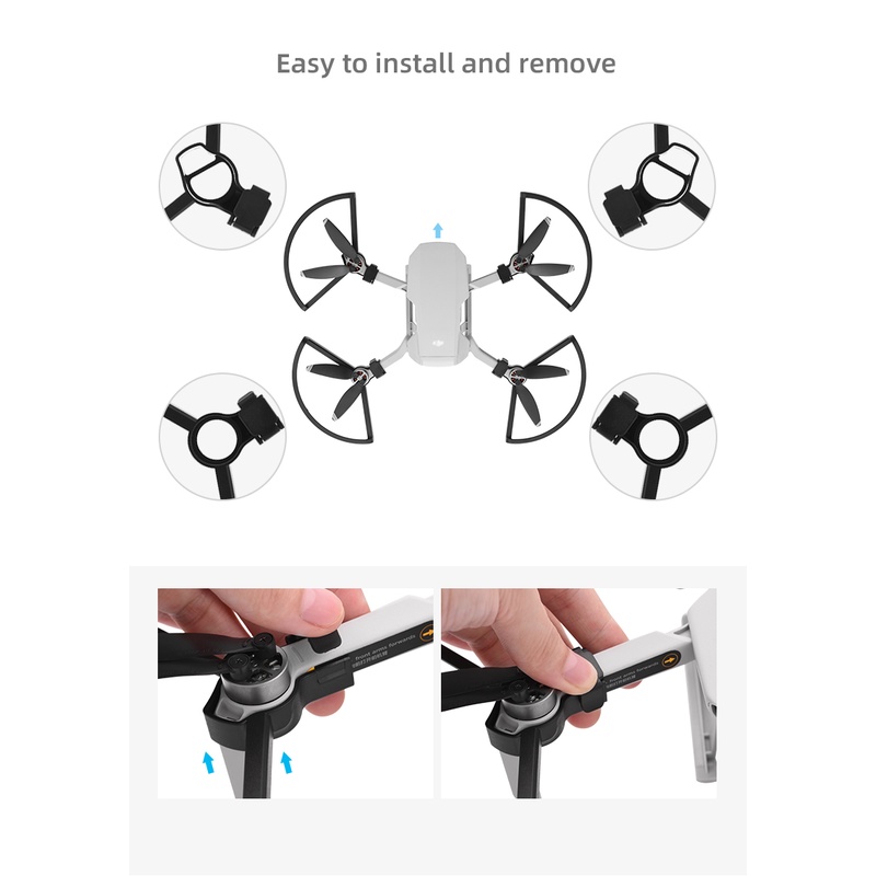 Set 4 Vòng Bảo Vệ Cánh Quạt Tháo Lắp Nhanh Cho DJI Mavic Mini 2 / SE