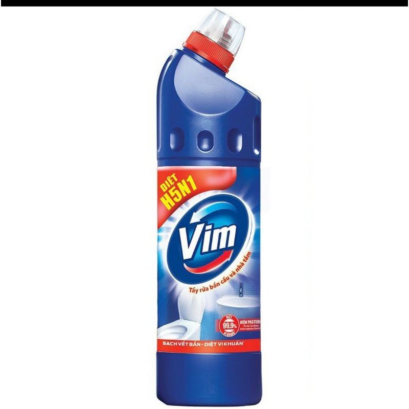 Nước tẩy tolet Vim 900ml xanh biển