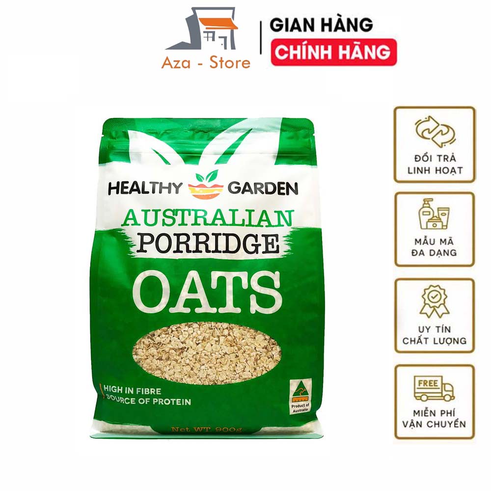 Yến Mạch Tươi Nguyên Chất Healthy Garden Nhập Khẩu Úc 900gr- Ngũ Cốc Yến Mạch Hữu Cơ Tốt Cho Sức Khỏe, Giảm Cân Hiệu Quả