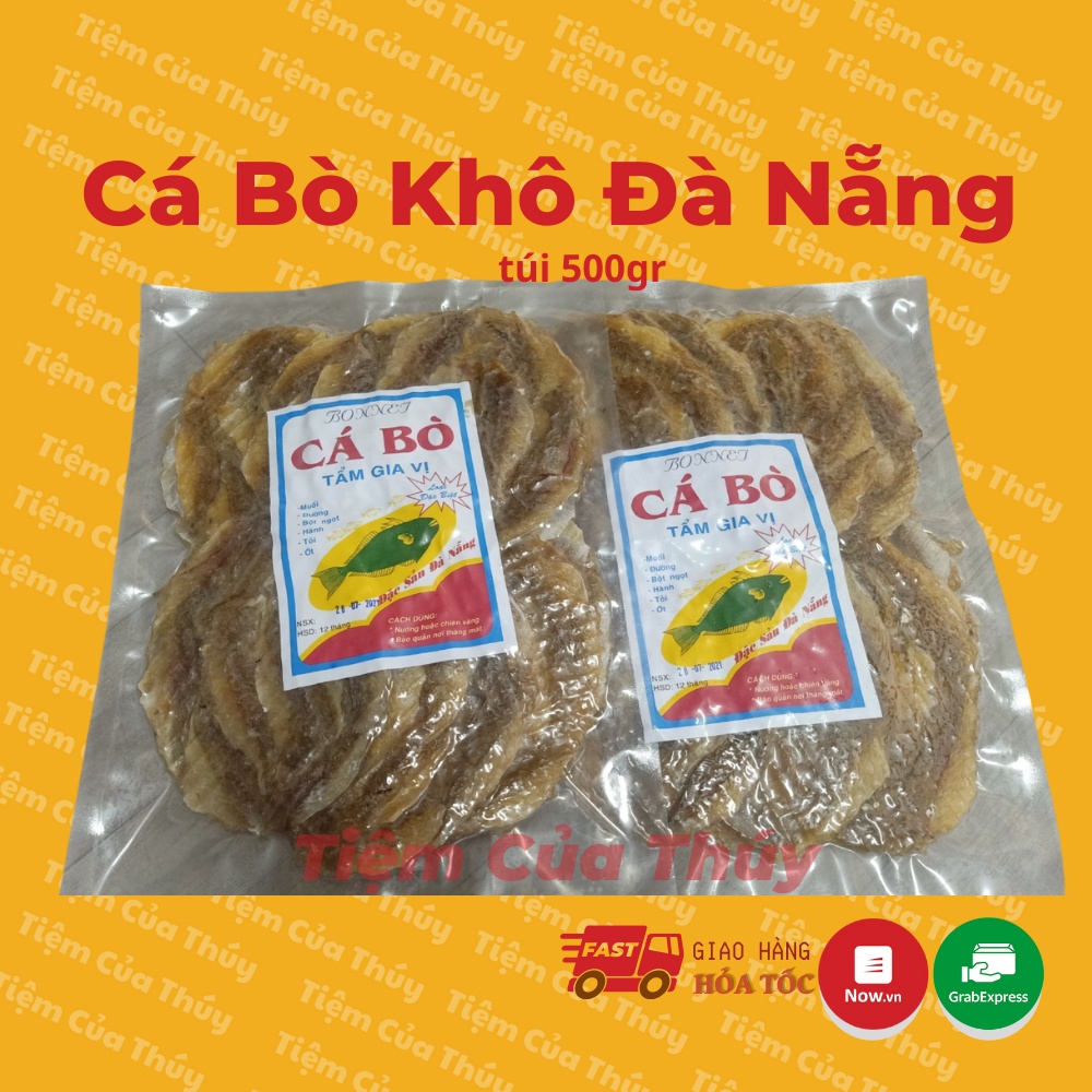 KHÔ CÁ BÒ DA XUẤT KHẨU TÚI 500GR
