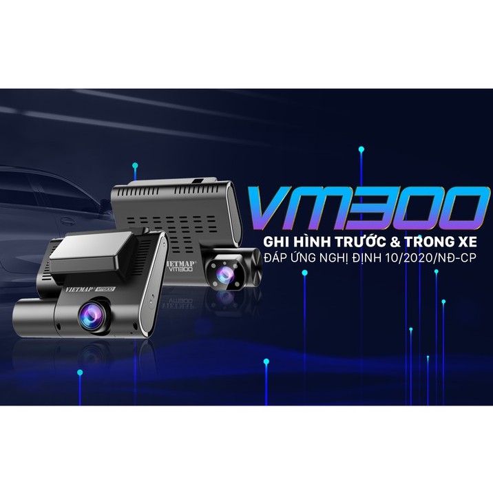 Vietmap VM300 - Camera Giám Sát Hành Trình Trực Tuyến chuẩn NĐ10/2020- HÀNG CHÍNH HÃNG