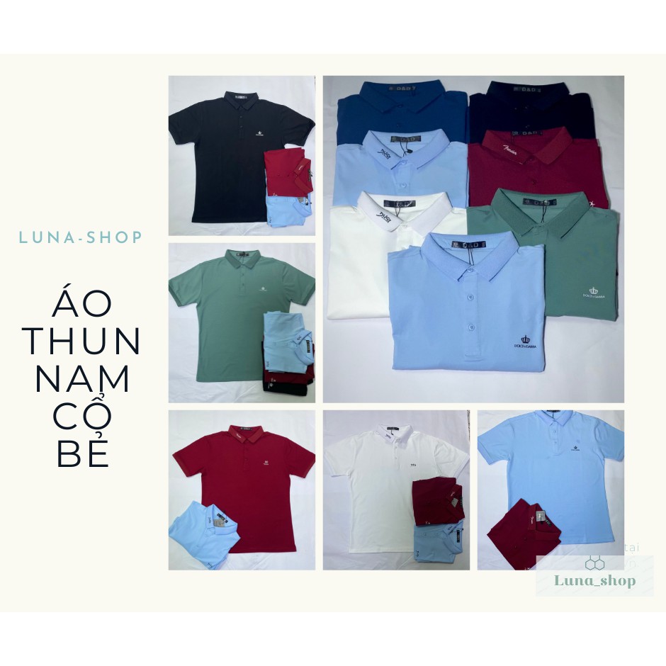 Áo thun nam cổ bẻ  C͙O͙T͙T͙O͙N͙ ͙  Chất liệu vải thoáng mát, thiết kế đơn giản trẻ trung