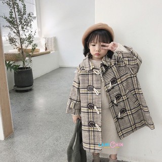 Áo khoác dạ bé gái