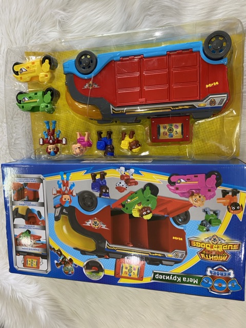 Xe đặc nhiệm chó cứu hộ làm nhiệm vụ đồ chơi cao cấp