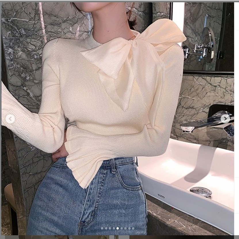 Áo ulzzang cách điệu hai màu