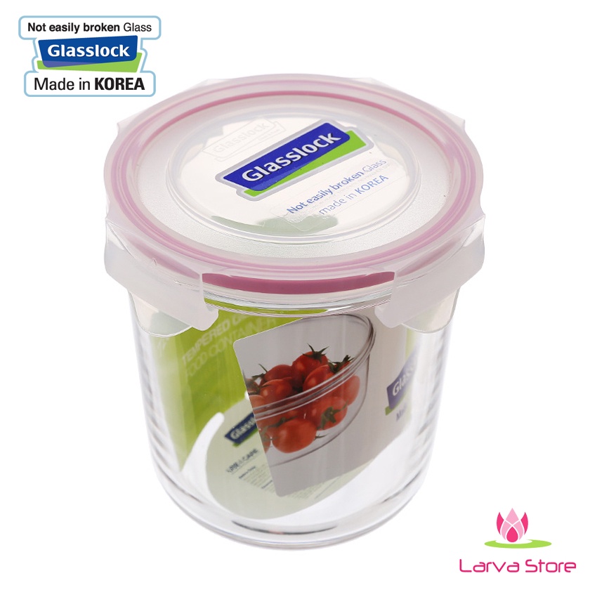 Hộp thủy tinh tròn 720ml Glasslock MCCD072 Hàn Quốc - Larva Store