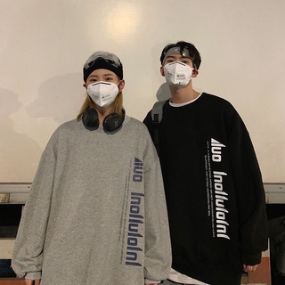 Áo nỉ sweater bigsize form rộng unisex in chữ